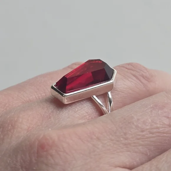 ⚰️ Red Coffin Ring - Picture 4 of 11